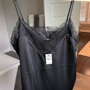 Black lace cami tank EXPRESS